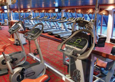 Fitnessraum der Costa Mediterranea