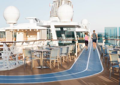 Joggingparcours auf der Mein Schiff 3