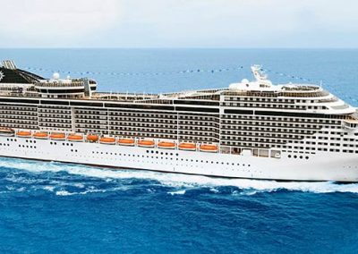 MSC Splendida Aussenansicht