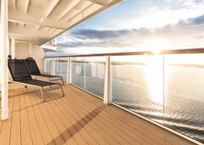 Balkon auf der Mein Schiff 2