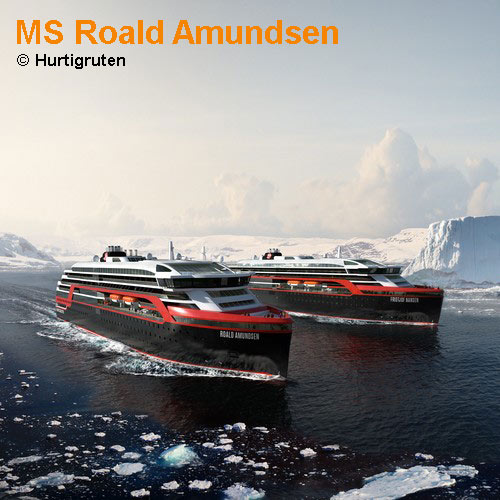 Auch die Hurtigruten-Flotte erhält mit zwei neuen Kreuzafhrtschiffen 2019 Verstärkung