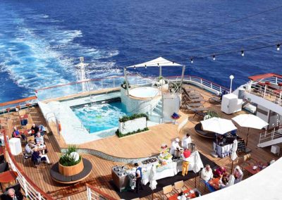 Pooldeck der MS Amadea